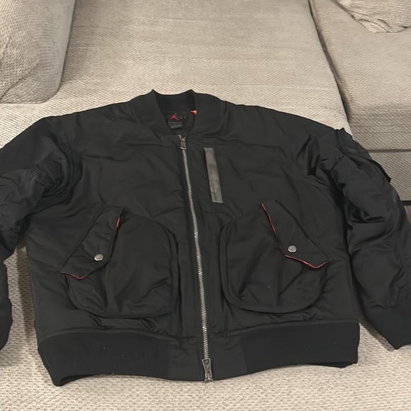 Jordan lined bomber jacket men’s size large - Picture 13 of 16